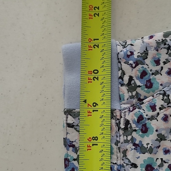 Lee Blue Floral Skort size 20 - Picture 6 of 8